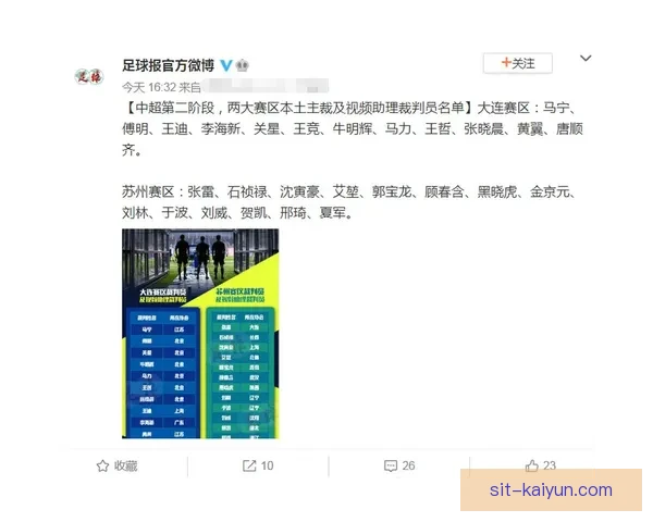 中超裁判名单更新，值得关注的执法人员分析与状态趋势